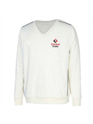 Cricket Full Sleeve Sweater White Cricket Full Sleeve Sweater White